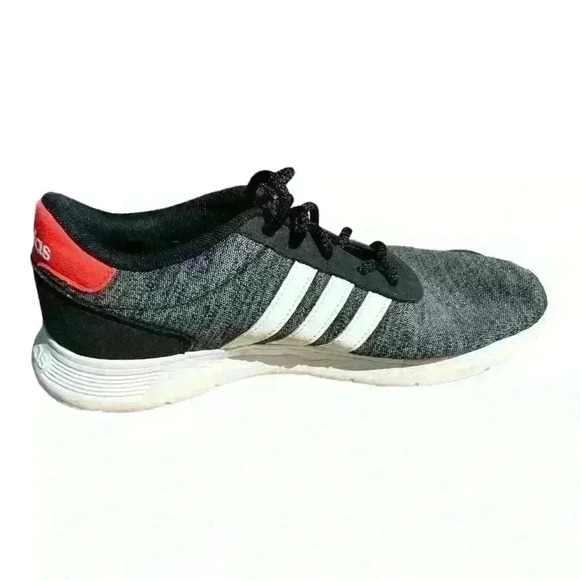 adidas - Unisex Lite Racer - Color: Black - Red. Size Men 7, Women 8 - Picture 5 of 8